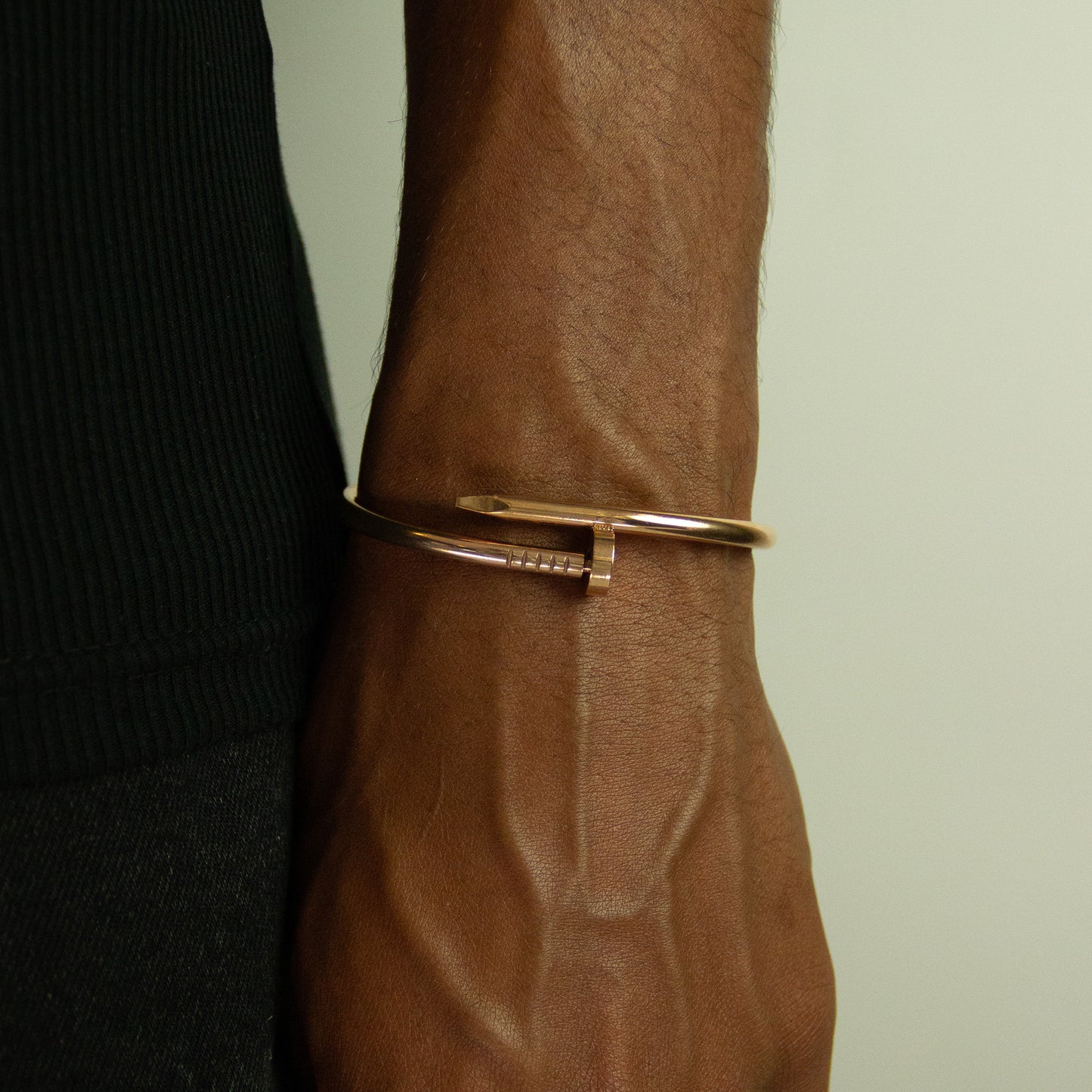 Bronze Plated (Diamonds) Stainless Steel Charm Bracelet