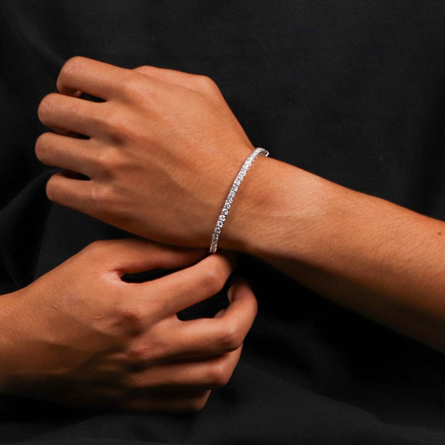 The Ice Moissanite Tennis Bracelet